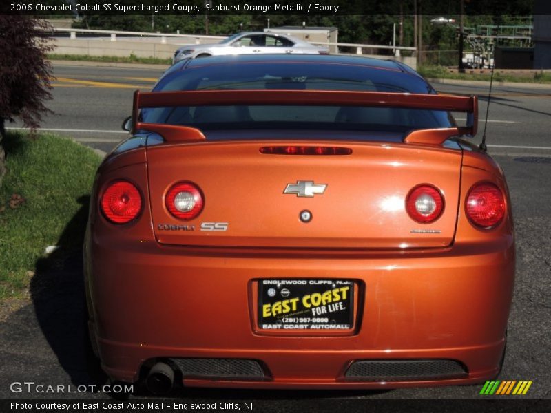 Sunburst Orange Metallic / Ebony 2006 Chevrolet Cobalt SS Supercharged Coupe