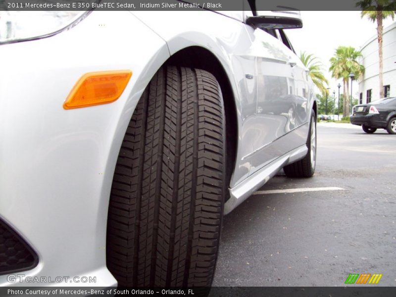 Iridium Silver Metallic / Black 2011 Mercedes-Benz E 350 BlueTEC Sedan