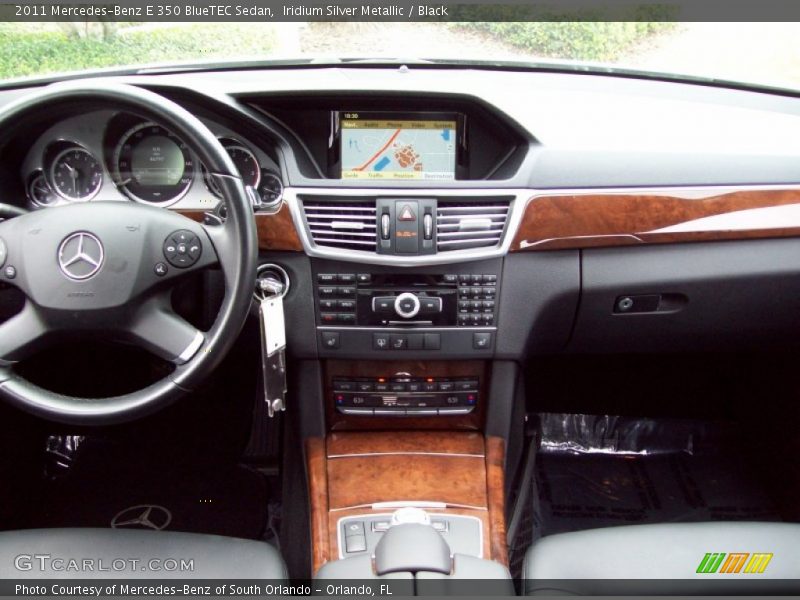 Iridium Silver Metallic / Black 2011 Mercedes-Benz E 350 BlueTEC Sedan
