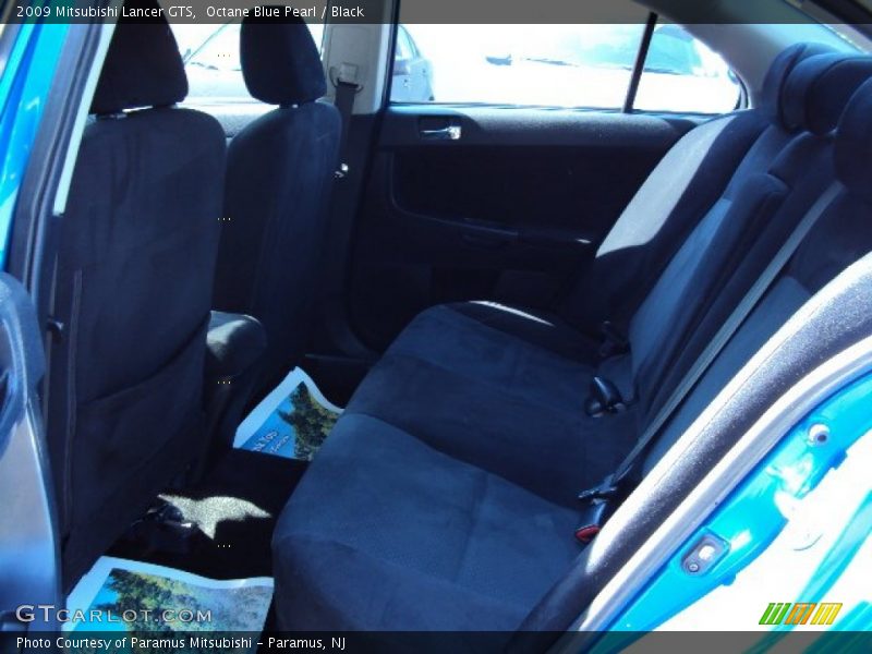 Octane Blue Pearl / Black 2009 Mitsubishi Lancer GTS