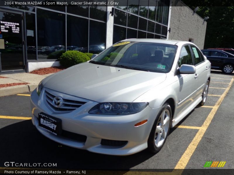 Glacier Silver Metallic / Gray 2004 Mazda MAZDA6 s Sport Wagon