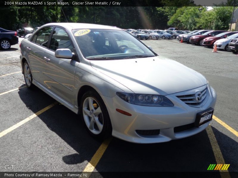 Glacier Silver Metallic / Gray 2004 Mazda MAZDA6 s Sport Wagon