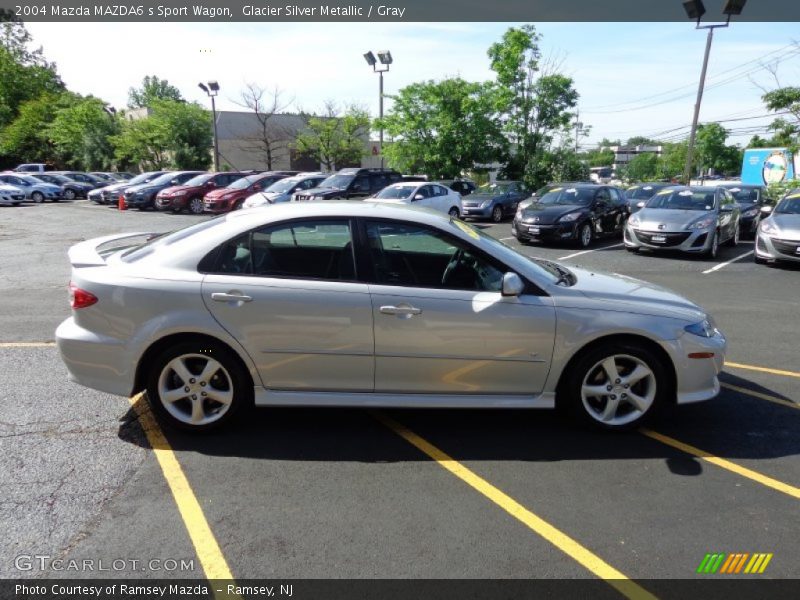 Glacier Silver Metallic / Gray 2004 Mazda MAZDA6 s Sport Wagon