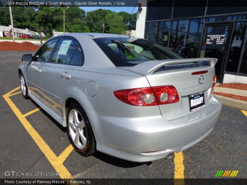 Glacier Silver Metallic / Gray 2004 Mazda MAZDA6 s Sport Wagon