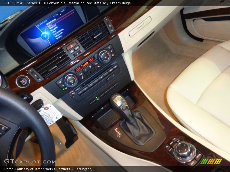 Vermilion Red Metallic / Cream Beige 2012 BMW 3 Series 328i Convertible