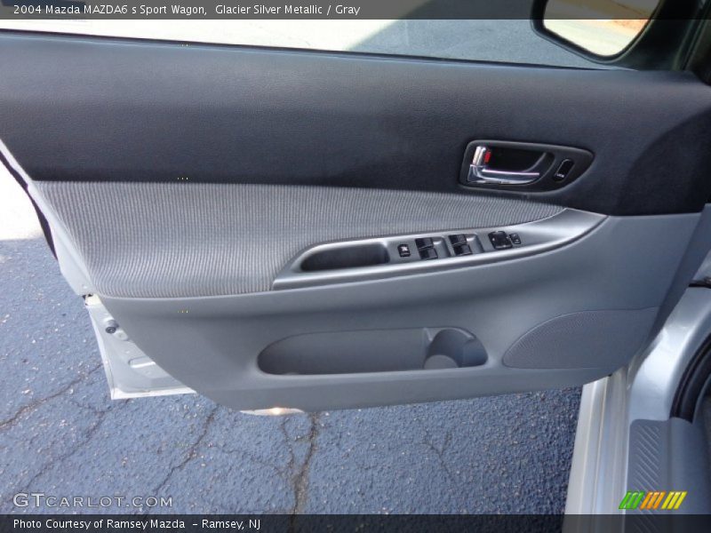 Glacier Silver Metallic / Gray 2004 Mazda MAZDA6 s Sport Wagon