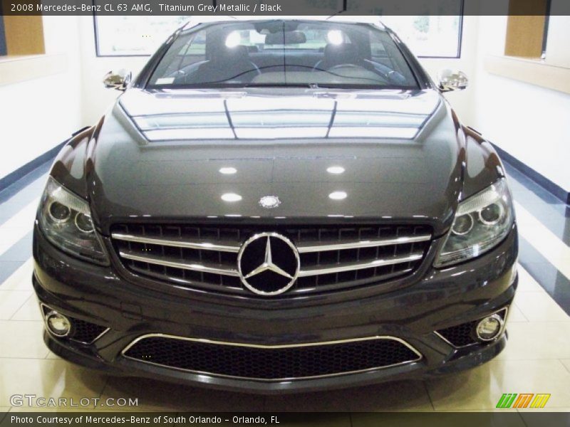 Titanium Grey Metallic / Black 2008 Mercedes-Benz CL 63 AMG