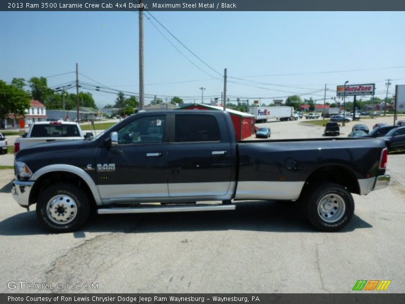Maximum Steel Metal / Black 2013 Ram 3500 Laramie Crew Cab 4x4 Dually