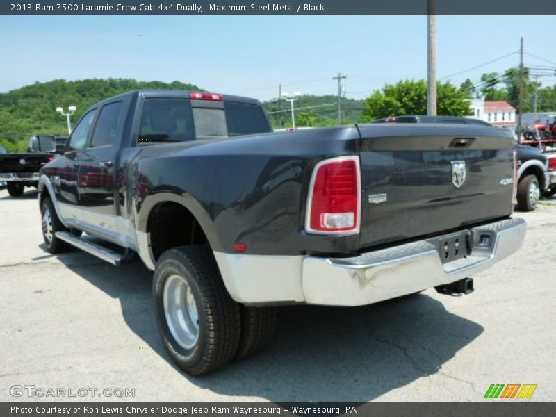 Maximum Steel Metal / Black 2013 Ram 3500 Laramie Crew Cab 4x4 Dually
