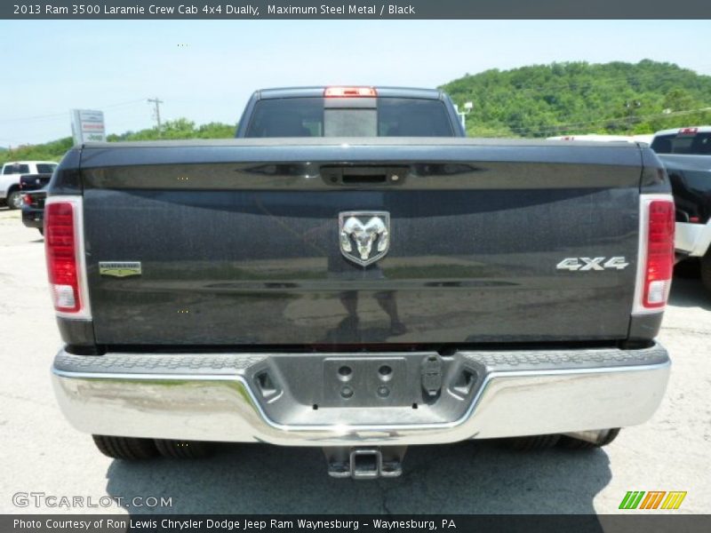 Maximum Steel Metal / Black 2013 Ram 3500 Laramie Crew Cab 4x4 Dually