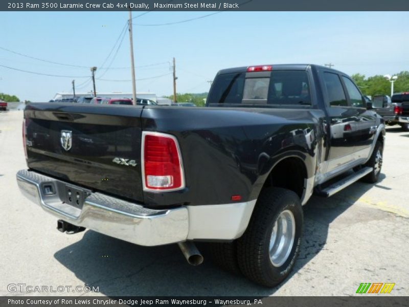 Maximum Steel Metal / Black 2013 Ram 3500 Laramie Crew Cab 4x4 Dually