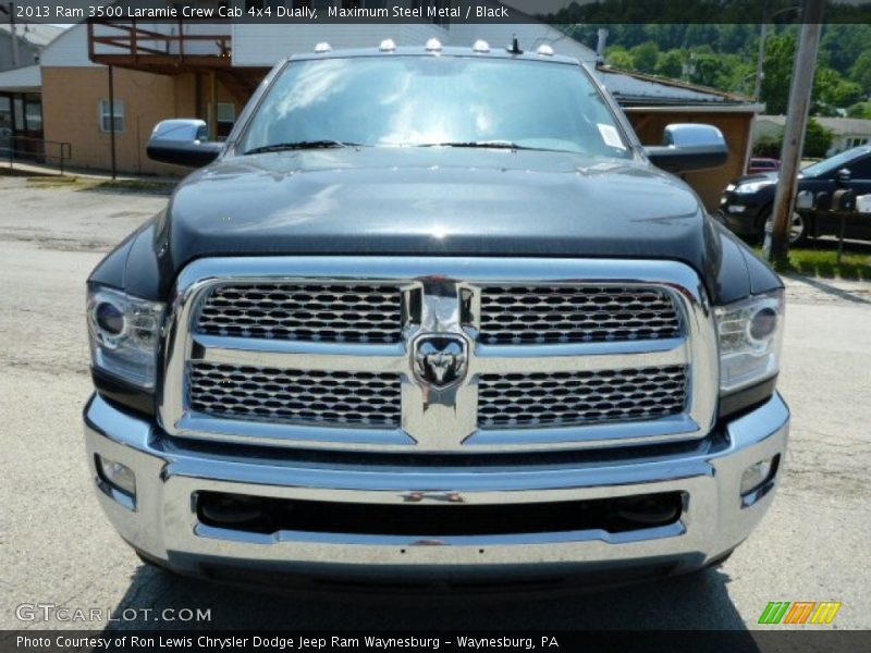 Maximum Steel Metal / Black 2013 Ram 3500 Laramie Crew Cab 4x4 Dually