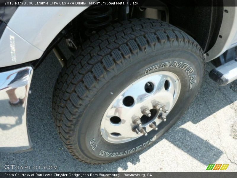 Maximum Steel Metal / Black 2013 Ram 3500 Laramie Crew Cab 4x4 Dually