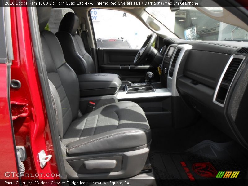 Inferno Red Crystal Pearl / Dark Slate/Medium Graystone 2010 Dodge Ram 1500 Big Horn Quad Cab 4x4