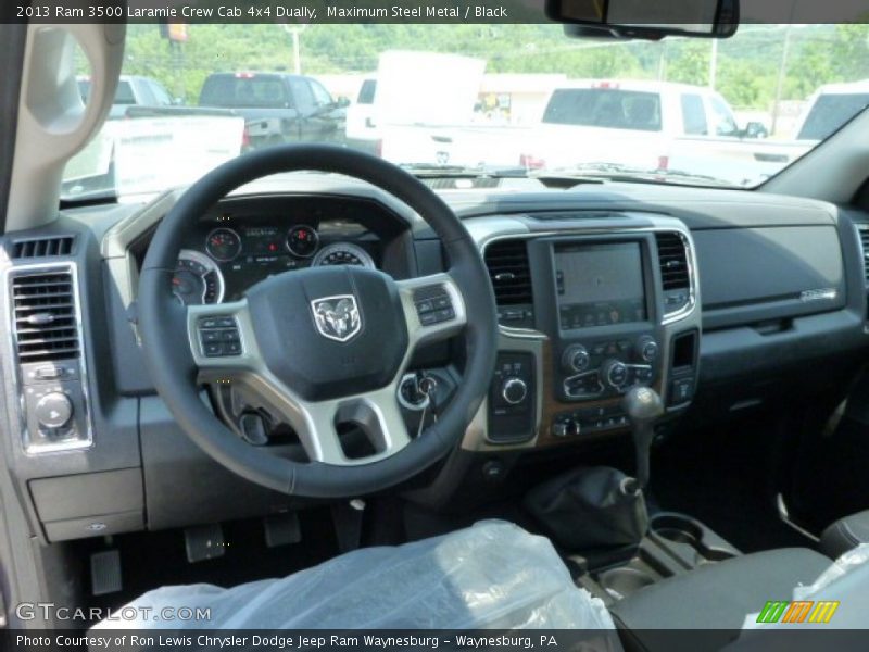 Maximum Steel Metal / Black 2013 Ram 3500 Laramie Crew Cab 4x4 Dually