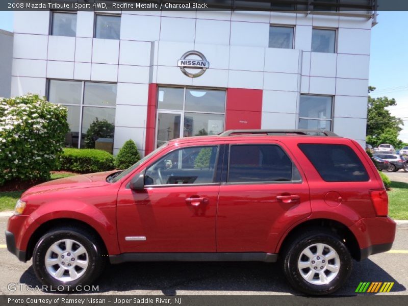 Redfire Metallic / Charcoal Black 2008 Mazda Tribute i Sport 4WD