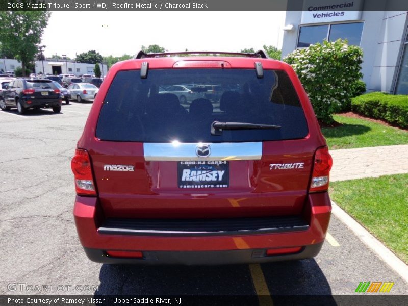 Redfire Metallic / Charcoal Black 2008 Mazda Tribute i Sport 4WD