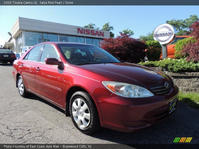 Salsa Red Pearl / Stone 2003 Toyota Camry LE