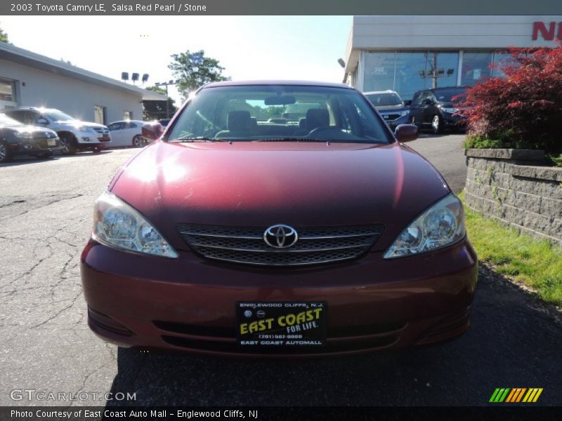 Salsa Red Pearl / Stone 2003 Toyota Camry LE