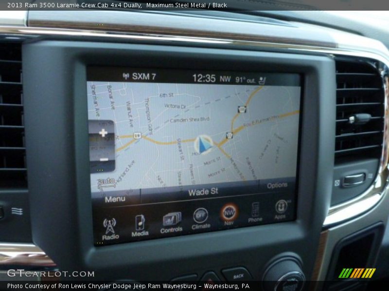 Maximum Steel Metal / Black 2013 Ram 3500 Laramie Crew Cab 4x4 Dually