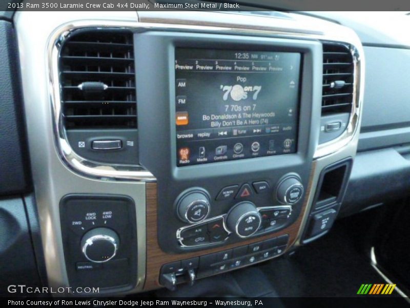 Maximum Steel Metal / Black 2013 Ram 3500 Laramie Crew Cab 4x4 Dually