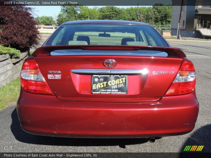 Salsa Red Pearl / Stone 2003 Toyota Camry LE