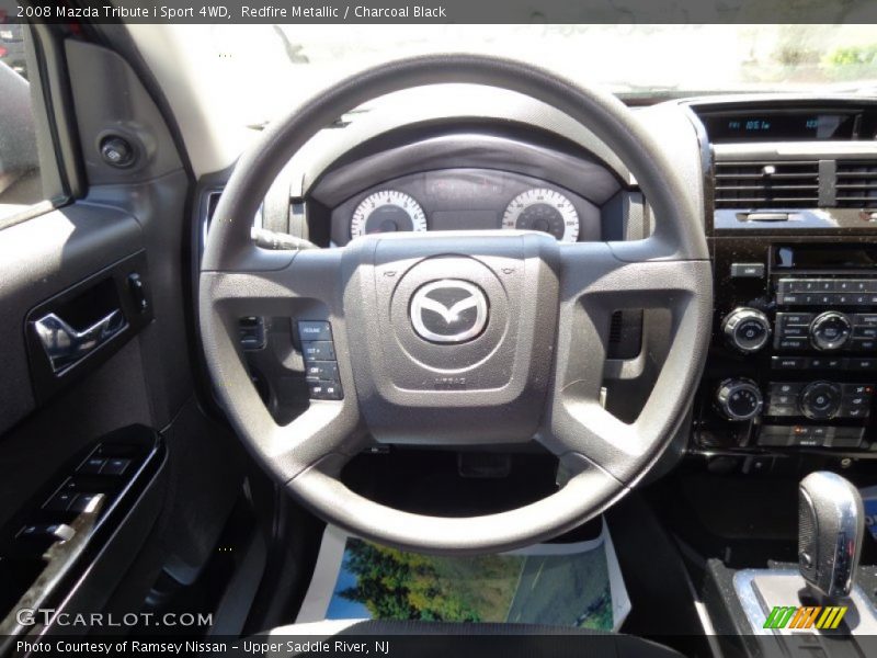 Redfire Metallic / Charcoal Black 2008 Mazda Tribute i Sport 4WD
