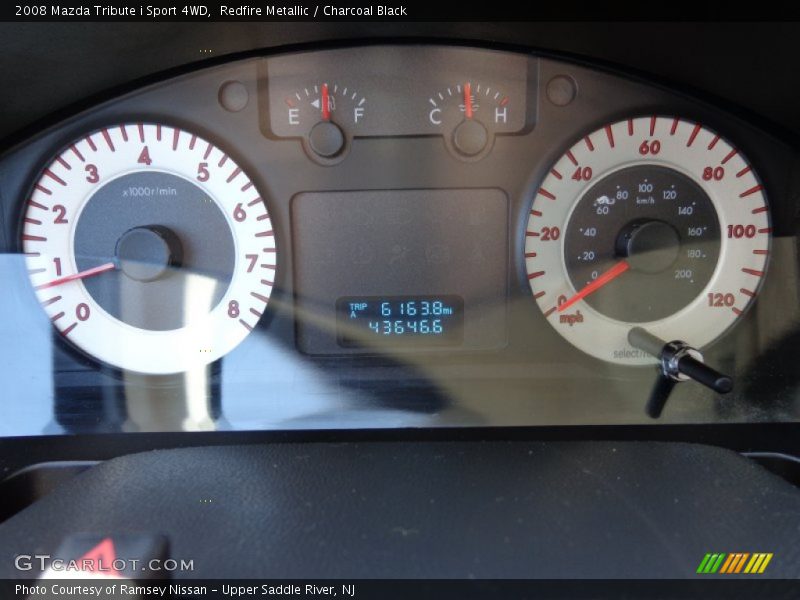 Redfire Metallic / Charcoal Black 2008 Mazda Tribute i Sport 4WD