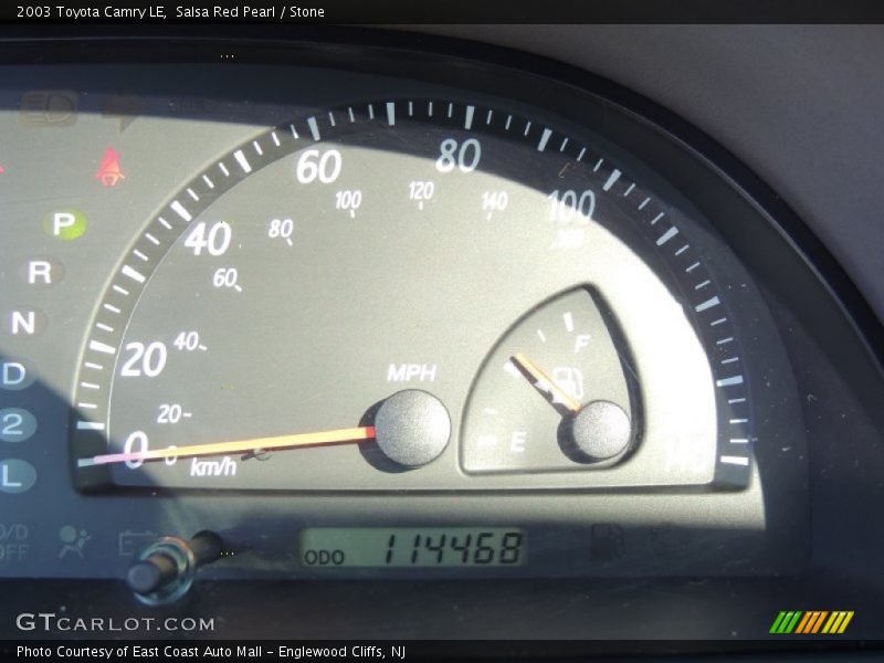 Salsa Red Pearl / Stone 2003 Toyota Camry LE