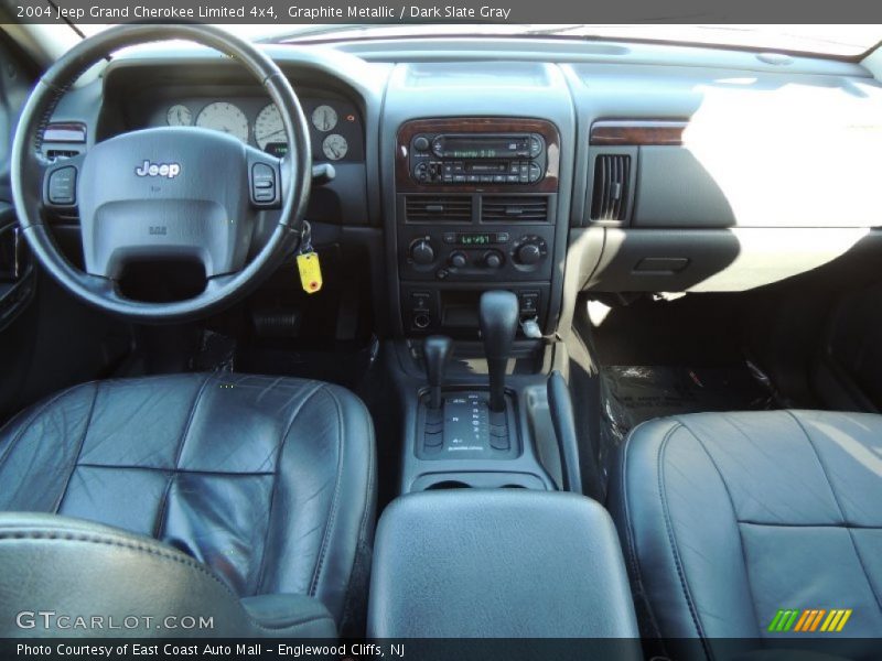 Graphite Metallic / Dark Slate Gray 2004 Jeep Grand Cherokee Limited 4x4