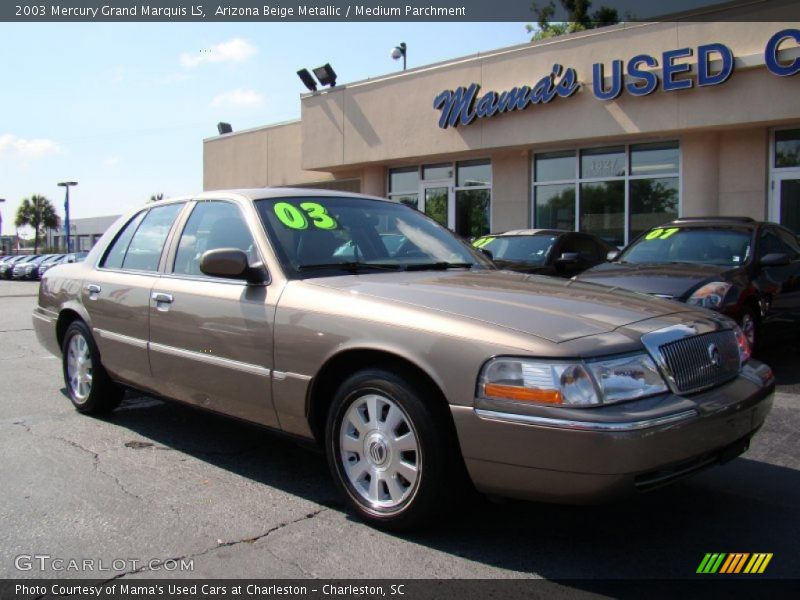 Arizona Beige Metallic / Medium Parchment 2003 Mercury Grand Marquis LS