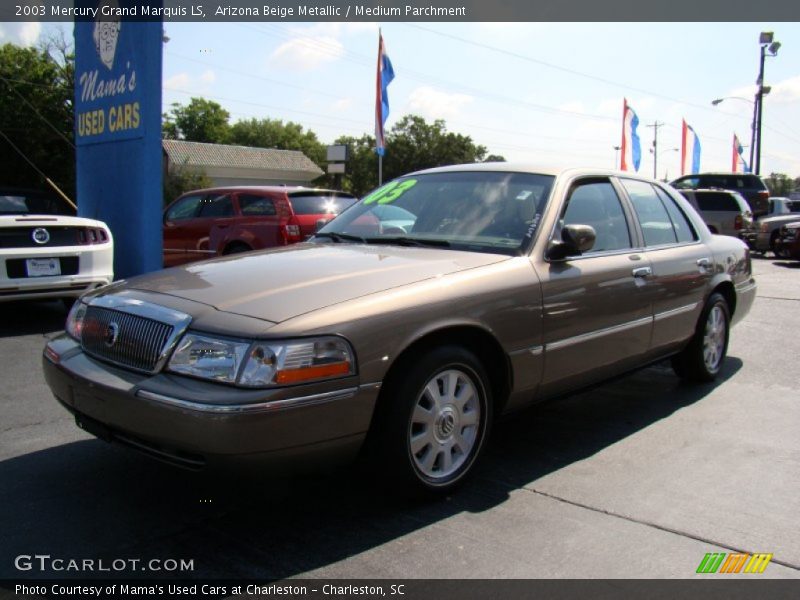 Arizona Beige Metallic / Medium Parchment 2003 Mercury Grand Marquis LS