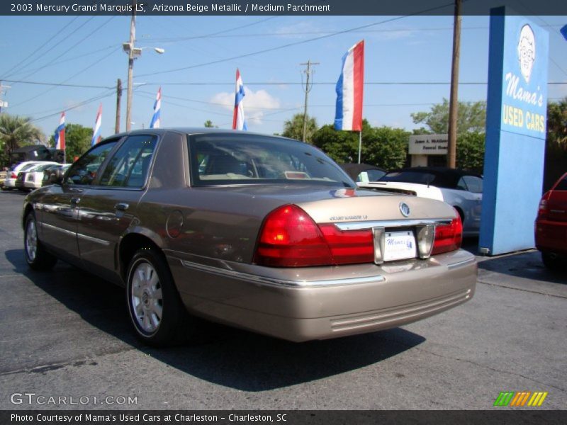 Arizona Beige Metallic / Medium Parchment 2003 Mercury Grand Marquis LS