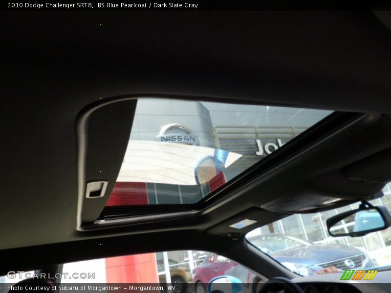 B5 Blue Pearlcoat / Dark Slate Gray 2010 Dodge Challenger SRT8