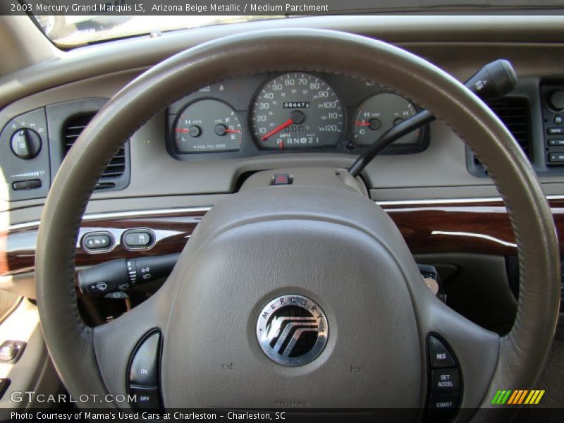 Arizona Beige Metallic / Medium Parchment 2003 Mercury Grand Marquis LS
