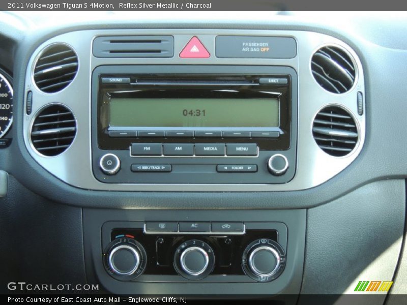 Reflex Silver Metallic / Charcoal 2011 Volkswagen Tiguan S 4Motion