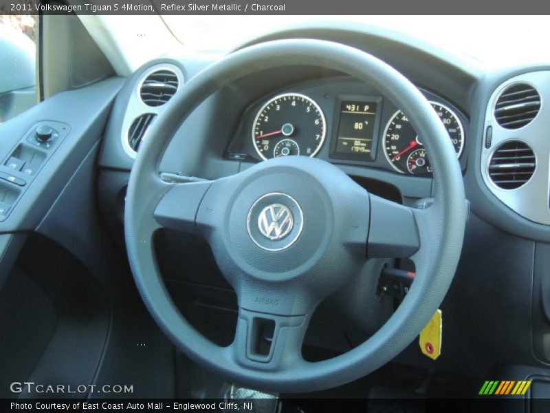 Reflex Silver Metallic / Charcoal 2011 Volkswagen Tiguan S 4Motion