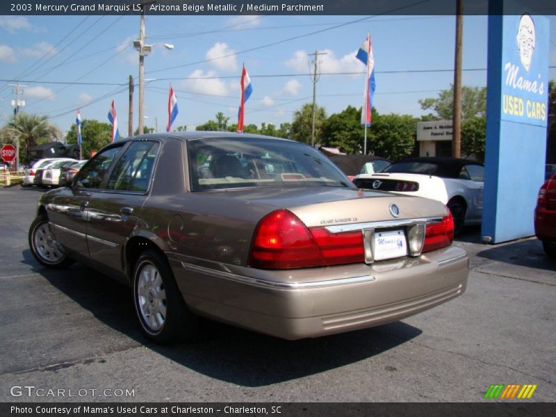 Arizona Beige Metallic / Medium Parchment 2003 Mercury Grand Marquis LS