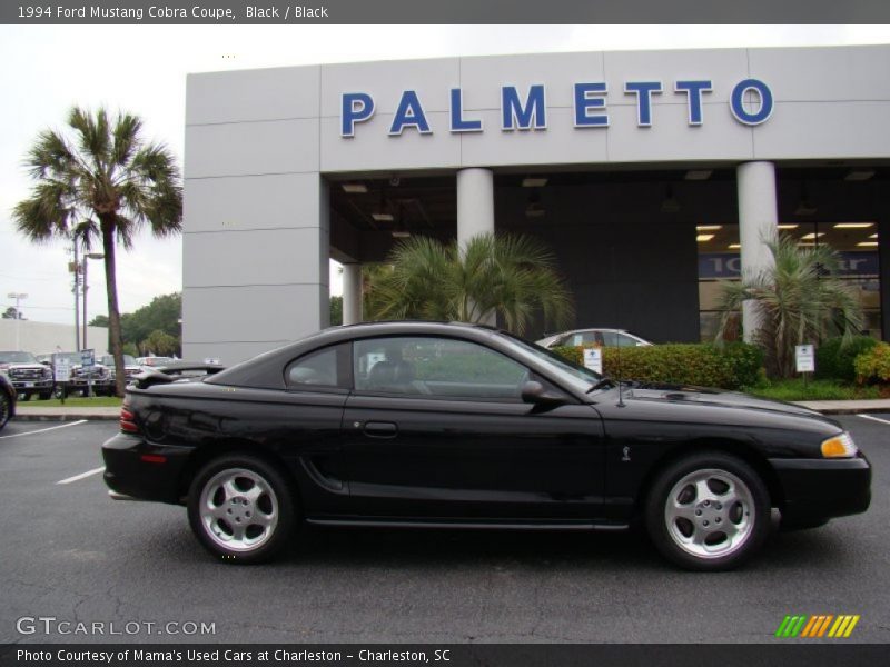 Black / Black 1994 Ford Mustang Cobra Coupe