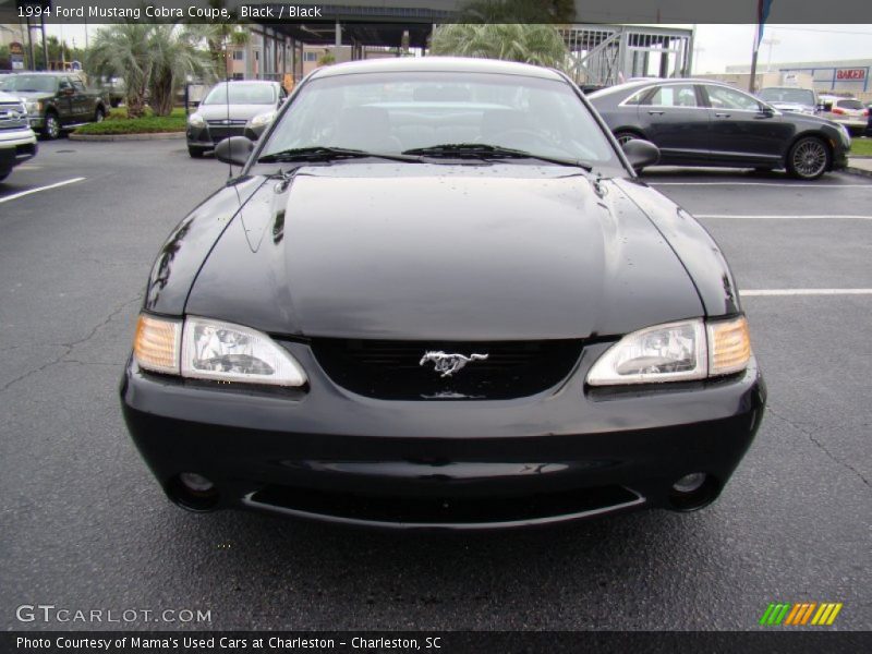 Black / Black 1994 Ford Mustang Cobra Coupe