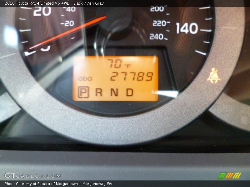 Black / Ash Gray 2010 Toyota RAV4 Limited V6 4WD