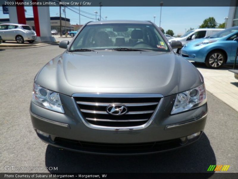 Willow Gray / Gray 2009 Hyundai Sonata Limited