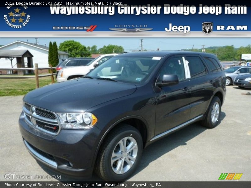 Maximum Steel Metallic / Black 2013 Dodge Durango SXT AWD