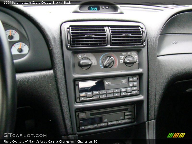 Controls of 1994 Mustang Cobra Coupe