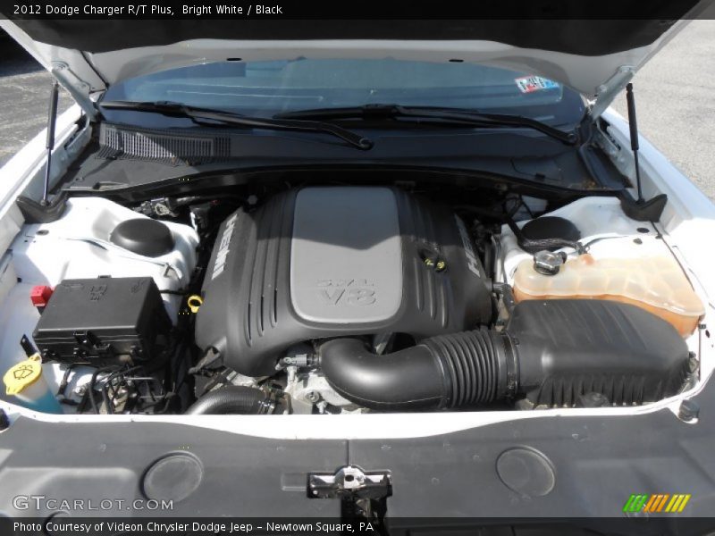 Bright White / Black 2012 Dodge Charger R/T Plus