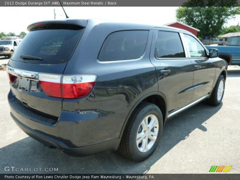 Maximum Steel Metallic / Black 2013 Dodge Durango SXT AWD