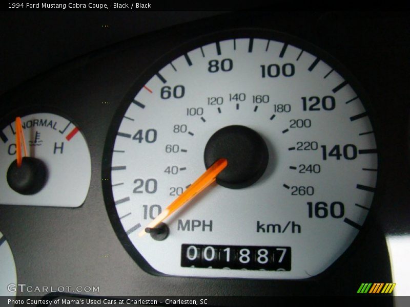 Black / Black 1994 Ford Mustang Cobra Coupe