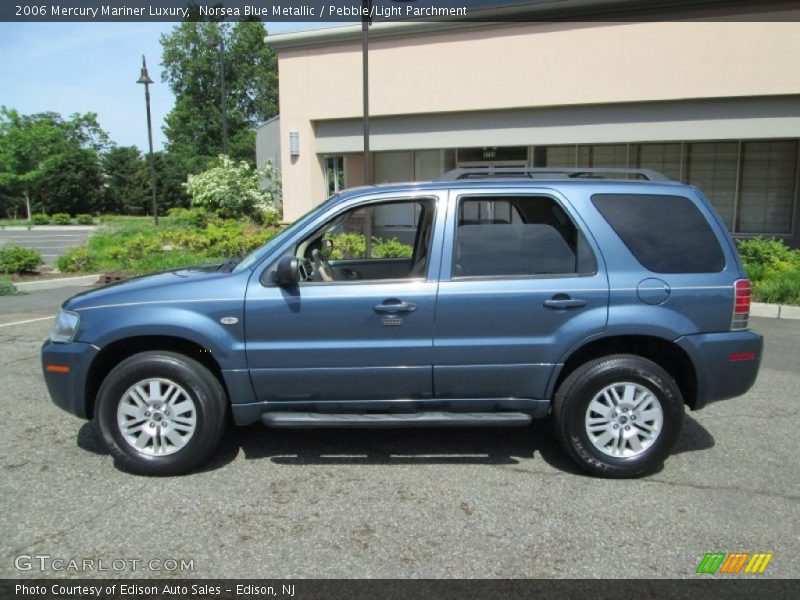 Norsea Blue Metallic / Pebble/Light Parchment 2006 Mercury Mariner Luxury