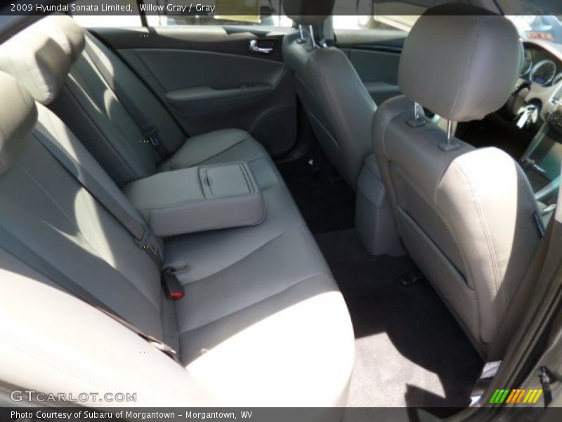 Willow Gray / Gray 2009 Hyundai Sonata Limited