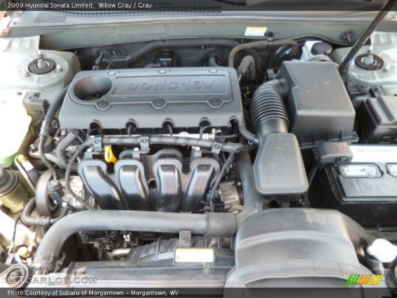 Willow Gray / Gray 2009 Hyundai Sonata Limited
